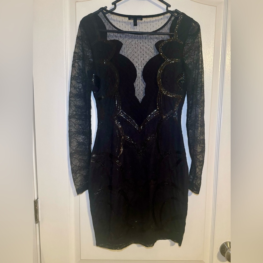 Black formal express dress
